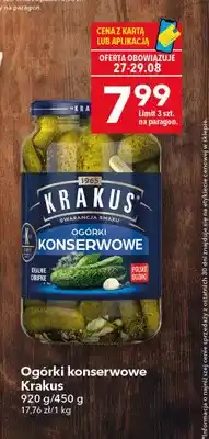 Lewiatan Ogórki konserwowe Krakus oferta