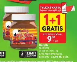 Intermarche Krem orzechowy Nutella Ferrero oferta