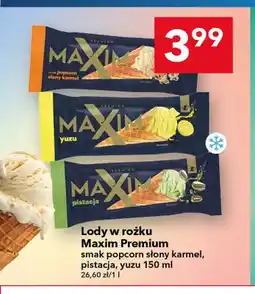 Lewiatan Lody w rożku Maxim Premium yuzu oferta