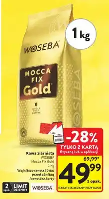 Intermarche Kawa ziarnista Woseba Mocca Fix Gold oferta