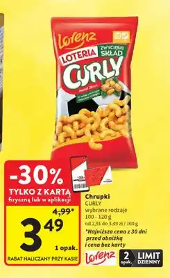 Intermarche Chrupki Lorenz Curly oferta