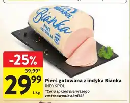 Intermarche Pierś gotowana z indyka Bianka Indykpol oferta