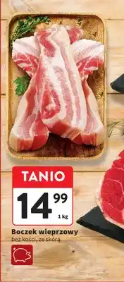 Intermarche Boczek wieprzowy bez kości ze skórą oferta