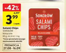 Intermarche Salami Chips klasyczne Sokołów oferta