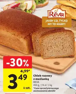 Intermarche Chleb razowy z maślanką Reva oferta