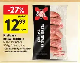 Intermarche Kiełbasa ze świniobicia Madej Wróbel oferta