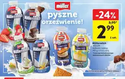 Intermarche Napój mleczny Müllermilch Müller truskawkowy oferta