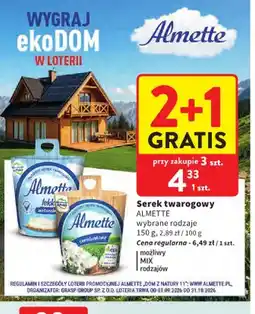 Intermarche Serek twarogowy Almette lekki naturalny oferta