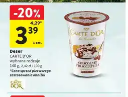 Intermarche Deser Carte D'Or Les Desserts Chocolate Stracciatella oferta