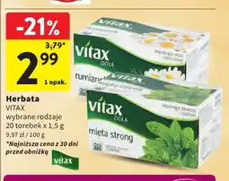 Intermarche Herbata Vitax Rumianek oferta