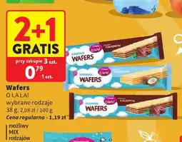 Intermarche Wafle Wafers kakaowe O La La! oferta