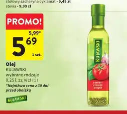 Intermarche Olej rzepakowy Kujawski pomidor czosnek bazylia oferta