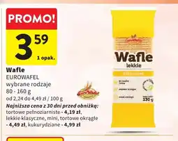 Intermarche Wafle lekkie klasyczne Eurowafel oferta