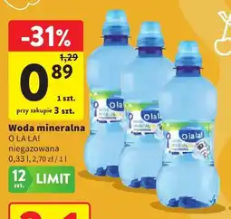 Intermarche Woda mineralna niegazowana O La La! oferta