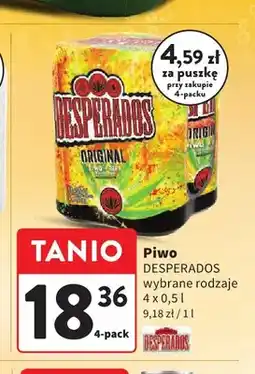 Intermarche Piwo Desperados 4-pak oferta
