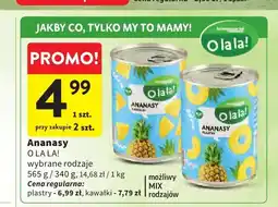 Intermarche Ananas w puszce O La La! kawałki oferta