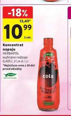 Intermarche Koncentrat napoju Herbapol Cola oferta