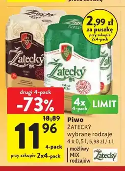 Intermarche Piwo Žatecký 4-pak oferta