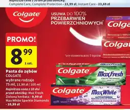 Intermarche Pasta do zębów Colgate Max Fresh Exotic Freshness Green Tea oferta