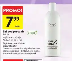 Intermarche Żel pod prysznic Kozie mleko Ziaja oferta