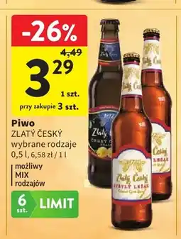 Intermarche Piwo Zlatý Český Černý oferta