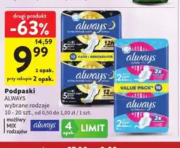 Intermarche Podpaski Always oferta