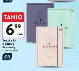 Intermarche Teczka A4 z gumką Academy Interdruk oferta
