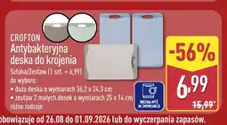 ALDI Antybakteryjna deska do krojenia duża Crofton oferta