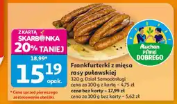 Auchan Auchan Pewni Dobrego Frankfurterki z mięsa rasy puławskiej oferta