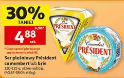 Auchan Ser pleśniowy Président camembert lub brie oferta