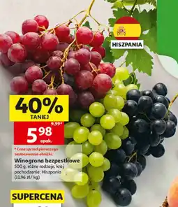 Auchan Winogrona bezpestkowe oferta