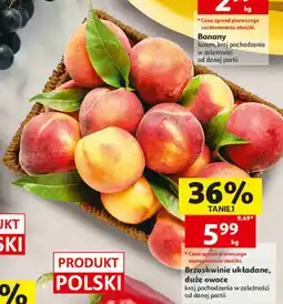 Auchan Brzoskwinie układane, duże owoce oferta