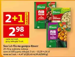 Auchan Sos lub fix na gorąco Knorr oferta