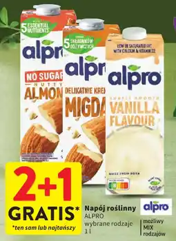Intermarche Napój roślinny Alpro oferta