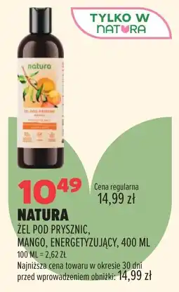 Drogerie Natura Natura Żel pod prysznic, Mango, Energetyzujący oferta