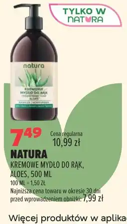 Drogerie Natura Natura Kremowe Mydło Do Rąk, Aloe oferta