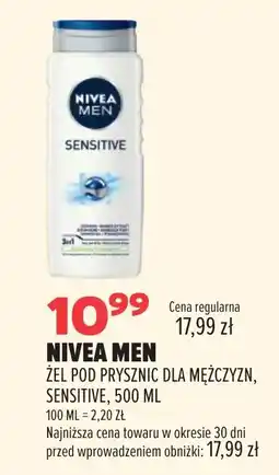 Drogerie Natura NIVEA MEN ŻEL POD PRYSZNIC DLA MĘŻCZYZN, SENSITIVE oferta