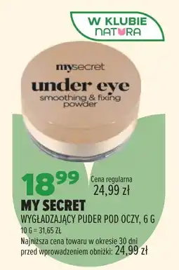 Drogerie Natura My Secret Wygładzający Puder Pod Oczy oferta
