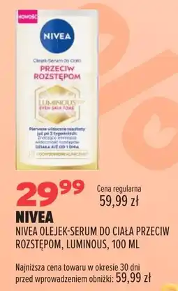 Drogerie Natura NIVEA OLEJEK-SEBUM DO CIAŁA PRZECIW ROZSTĘPOM, LUMINOUS oferta
