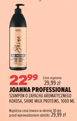 Drogerie Natura Joanna Professional Szampon O Zapachu Aromatycznego Kokosa, Shine Milk Proteins oferta