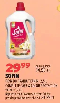 Drogerie Natura SOFIN PŁYN DO PRANIA TKANIN COMPLETE CARE & COLOR PROTECTION oferta