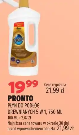 Drogerie Natura Płyn do podłóg drewnianych Pronto oferta