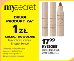 Drogerie Natura My Secret Bronzer w kredce Shape Sense oferta