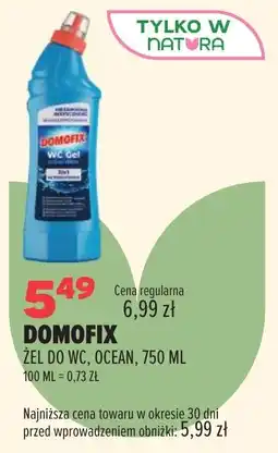 Drogerie Natura DOMOFIX ŻEL DO WC, OCEAN oferta