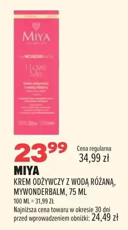 Drogerie Natura MIYA KREM ODŻYWczy Z WODĄ RÓŻANĄ, MYWONDERBALM oferta