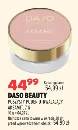 Drogerie Natura DASO BEAUTY PUSZYSTY PUDE R UTRWALAJĄCY AKSAMIT oferta