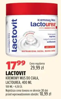 Drogerie Natura Lactovit Kremowy Mus do Ciała, Lactourea oferta