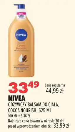 Drogerie Natura NIVEA ODŻYWICZY BALSAM DO CIAŁA, COCOA NOURISH oferta