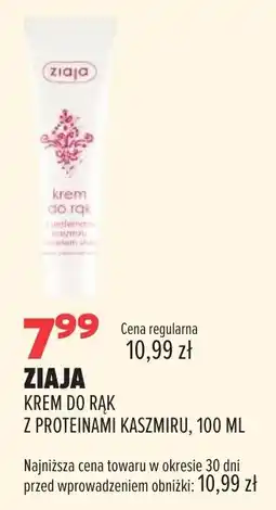 Drogerie Natura ZIAJA KREM DO RĄK Z PROTEINAMI KASZMIRU oferta
