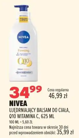 Drogerie Natura NIVEA UJĘDRNIAJĄCY BALSAM DO CIAŁA, Q10 WITAMINA C oferta